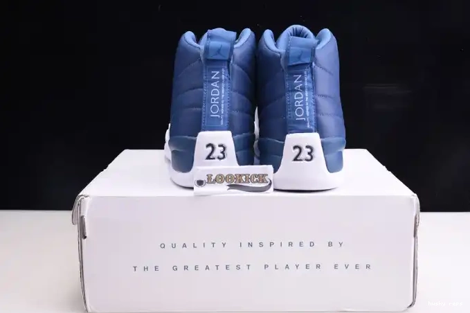 Cheap Husky Retro Air Jordan Blue 12 Stone 130690-404 0621